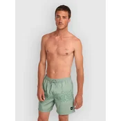 ONeill Uni Flower 16 kopalne hlače green tropical stripe