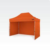 Paviljon za zabave 2x3m - plus 3 stene - Oranžna