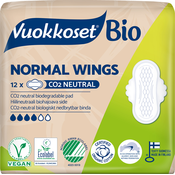 shumee Biorazgradljivi higienski vložki iz organskega bombaža Normal Wings Vuokkoset BIO