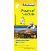 Michelin Karte Provence, Vaucluse