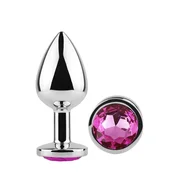 Diamond Butt Plug Medium Pink