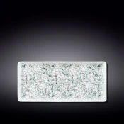 Pravokotni Krožnik, Olive Green, 330x150mm, 2 kos