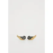 Zadig & Voltaire Uhani ROCK FEATHER zlata/črna/transparentna