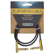 RockBoard Flat Patch Cable Gold 60 cm