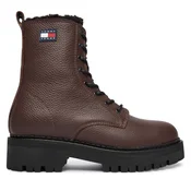 Pohodni čevlji Tommy Jeans Tjw Urban Laceup Boot Wl EN0EN02906 Rjava