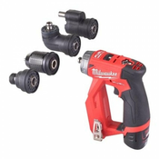 Milwaukee M18 FDDXKIT-202X Inštalacijski vrtalni vijačnik s 4 zamenljivimi glavami - Aku orodje - Milwaukee