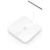 slomart Osebna tehtnica SS1, Bluetooth 5.0, večnamenska, bela