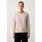 U.S. Polo Assn. majica z dolgimi rokavi ženska bombažna Stripe LS
