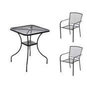 eoshop Kovinski vrtni set Eoshop 32: miza + 2 zložljiva naslanjača