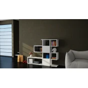 Hanah Home Polica 120x109x19,5cm Bela