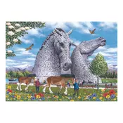 The House of Puzzles - Puzzle Kelpiji (Kelpies) - 1 000 kosov