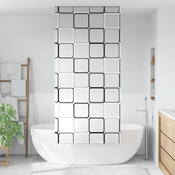 shumee vidaXL Rolo zavesa za prho 90x240 cm širina tkanine 86 cm