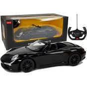 shumee Porsche 911 Carrera S Avto na daljinsko upravljanje RC Rastar Black 1:12