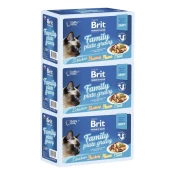 BRIT Premium Cat Delicate Fillets in Gravy Family Plate 36 x 85 g