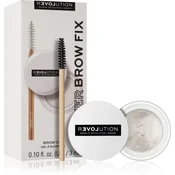 Revolution Relove Power Brow Fix Clear (gel za obrvi) 3 ml