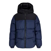 Jack & Jones Junior Zimska jakna JJRAZE temno modra/črna
