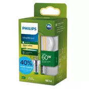 PHILIPS UltraEfficient LED ŽARULJA /E14/3,8W/806lm=60W/2700K/240V P45 CL 50.000h 8721103052056