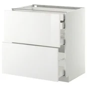 METOD/MAXIMERA Podstav omr 2lč/2nzk/1sre/1vsk prd, bela/Ringhult bela, 80x60 cm