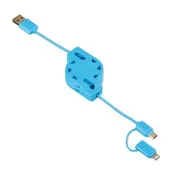 Hama 00054564 USB kabel 1,2 m USB A Micro-USB B/Lightning Modra