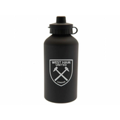 FOREVER COLLECTIBLES Steklenica za pijačo WEST HAM UNITED F.C. Aluminijasta steklenica za pijačo, črna, 500 ml