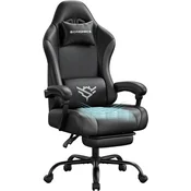 Songmics SONGMICS Gaming stol, ergonomski, PU usnje, do 150 kg