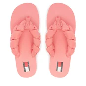 Japonke Tommy Jeans Braided Thong Beach Sandal EN0EN02877 Roza