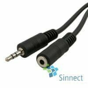 Sinnect RKPKA353 Audio produžetak kabela, 3,5 mm, Stereo, M/Ž, 1.5 m