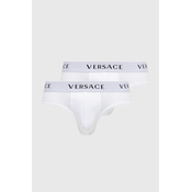 Slip gacice Versace za muškarce, boja: bijela