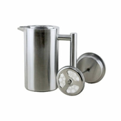 Frenchpress iz nerjavečega jekla 600ml Kaffia - srebrn