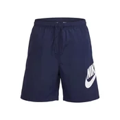Nike Sportswear Hlače CLUB mornarska / bela