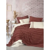Lessentiel Maison Posteljina Rolf, 200x220 cm, Smeda