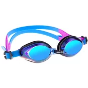 Mad wave aqua rainbow goggles junior blue