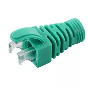 MicroConnect Zaščitni tulec Cat5e/6/6A do 6,5mm zelen, 100 kos