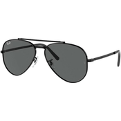 Ray-Ban New Aviator RB3625 002/B1 M (58) Črna/Siva