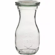 Weck kozarci za vlaganje 250 ml, s pokrovom, tesnilom in sponkami, komplet 4 kos, visoki