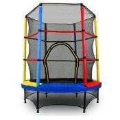 shumee Notranji trampolin 140 cm JUST FUN večbarven