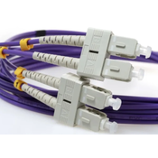 FO SC/UPC - SC/UPC MM 3M OM4 DX Purple