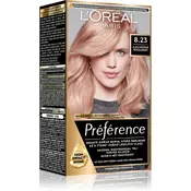 LOREAL Paris barva za lase Préférence (odtenek 8.23), Shimmering Rose
