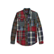 Polo Ralph Lauren Srajca temno modra/temno zelena/temno rdeča/bela
