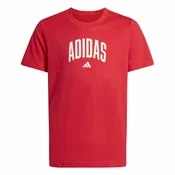 Adidas J COLLEG T, djecija majica, crvena JYD40