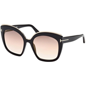 Tom Ford FT0944 01G ONE SIZE (55) Črna/Rjava