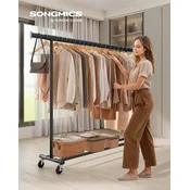 Songmics Obešalnik za oblačila 160x45x1615 cm črna