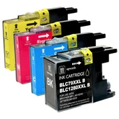 kartuša Brother LC1280XL VALBP, CMYK, štvorbalenie, multipack, alternativni