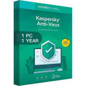 Licneca KASPERSKY Antivirus 1 pc 1 god (KL1171O5AFS)