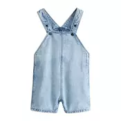 Next Hlače z naramnicami moder denim