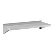 Stenska polica - nerjaveče jeklo - 100 x 40 cm - do 80 kg - Royal Catering