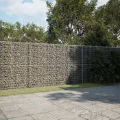Gabionska košara s poklopcem 600x50x200 cm pocincano željezo