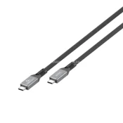 GEM CCBP-USB4-CMCM240-0.3M Premium USB4 podatkovni kabel, 40 Gbps, 240 W, 0,3m