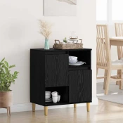 Kreveta Crni hrast 35 x 60 x 70 cm Konstruirano drvo