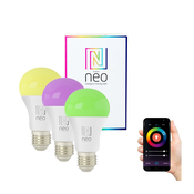 Immax NEO 07712C- SET 3x LED RGB+CCT prigušiva sijalica NEO LITE Wi-Fi E27/9W/230V